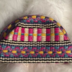 Catherine abertini Colorful Woven Clutch made in Italy